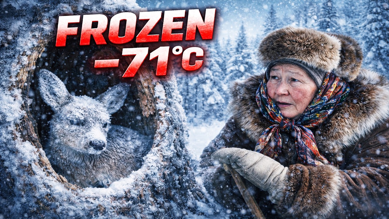 Wildcat Leads Woman to a Roe Deer Frozen Inside a Tree at −71°C | Incredible Rescue !!
