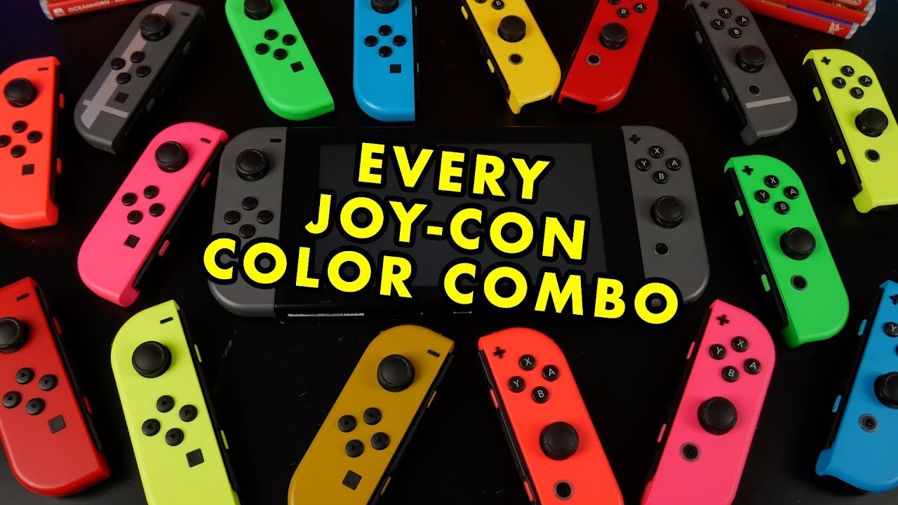 Every Nintendo Switch Joy-Con Color Combination!
