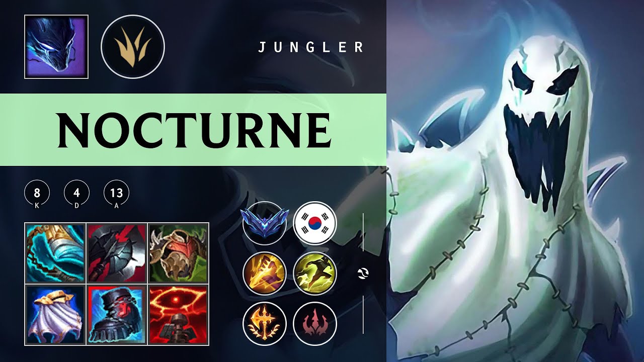 Nocturne Jungle vs Pantheon - KR Diamond Patch 25.24