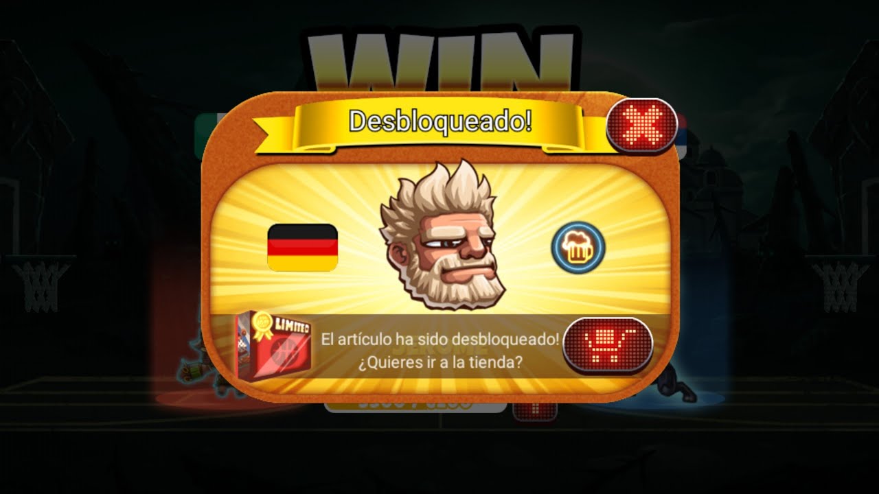 Head Basketball I Desbloqueando a Jerome (Alemania)