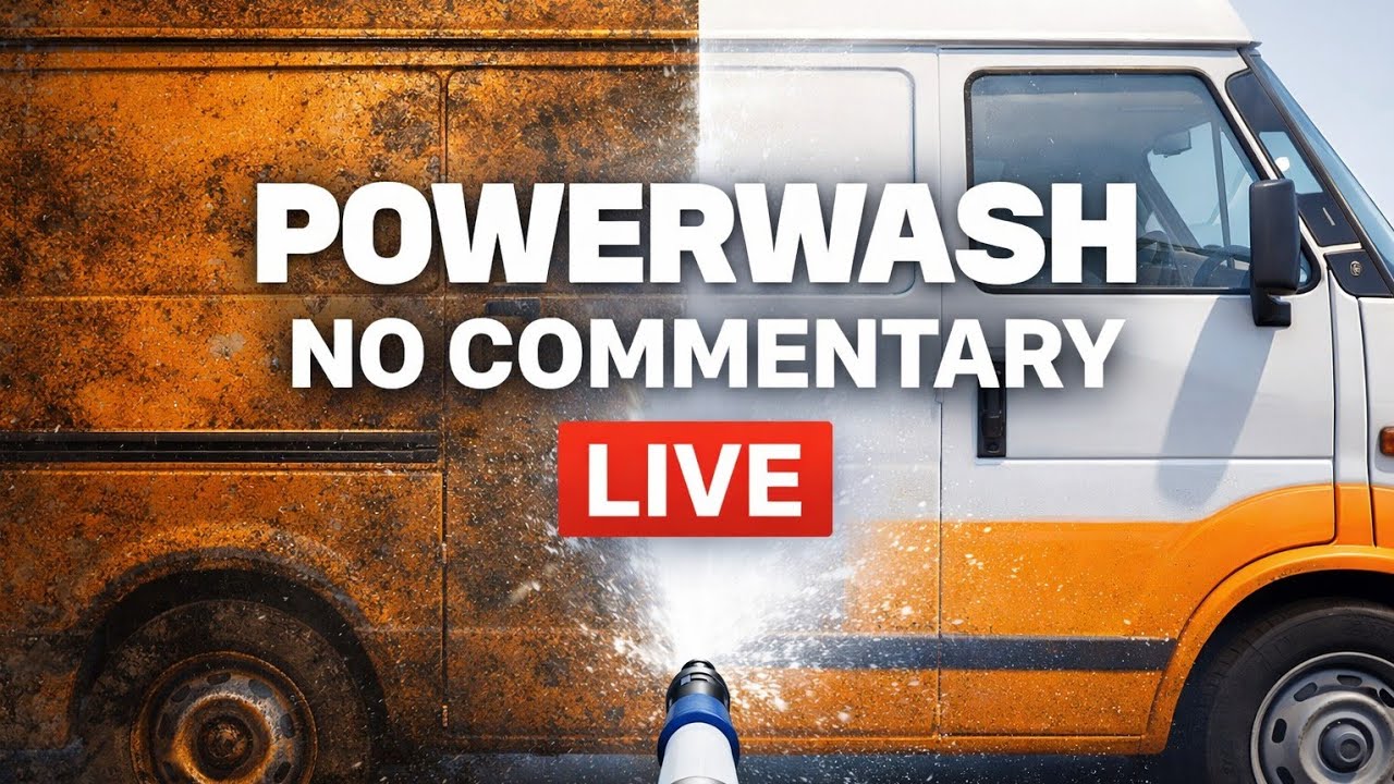 PowerWash Simulator – Satisfying No Commentary LIVE | Chill Cleaning