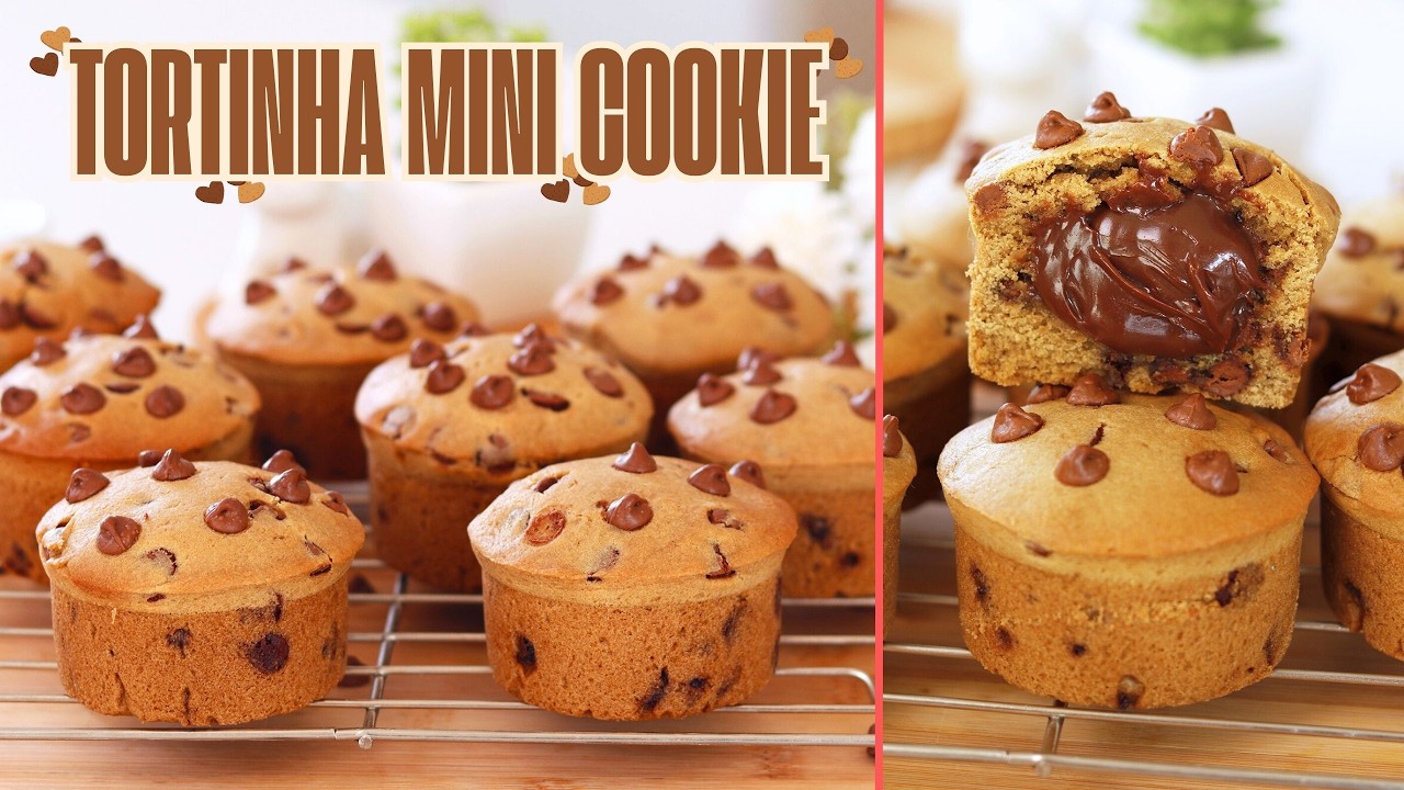 FAÇA E VENDA: TORTINHAS DE COOKIE COM BRIGADEIRO IRRESISTÍVEL – Dika da Naka