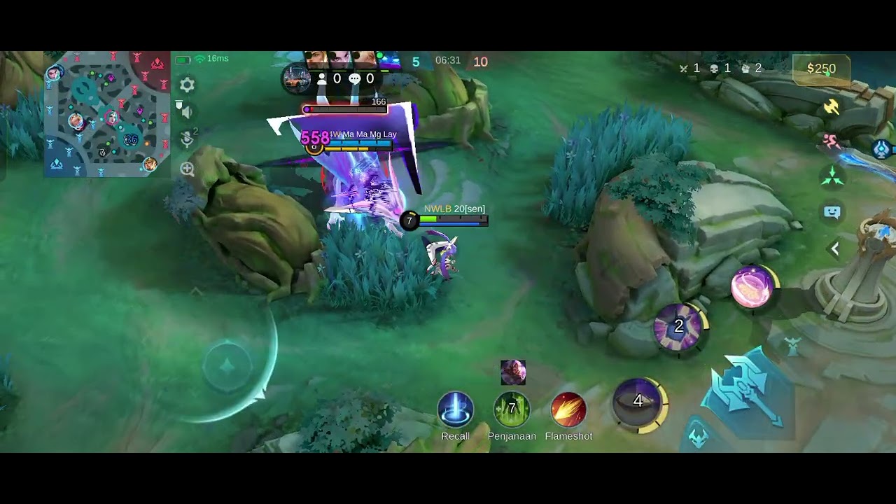 enemy surrender. Nana MVP. #mobilelegends #mlbb
