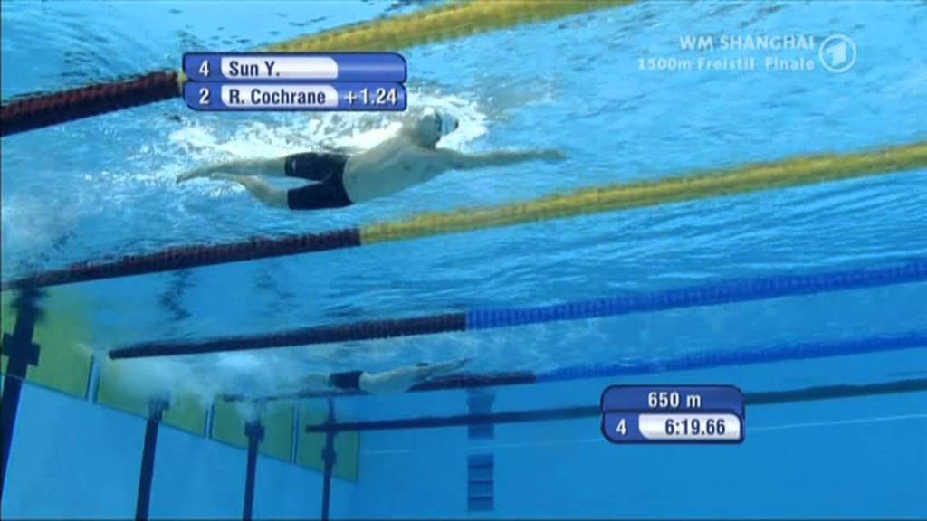 Sun Yang Front Crawl Technique (Under Water & Slow Motion)