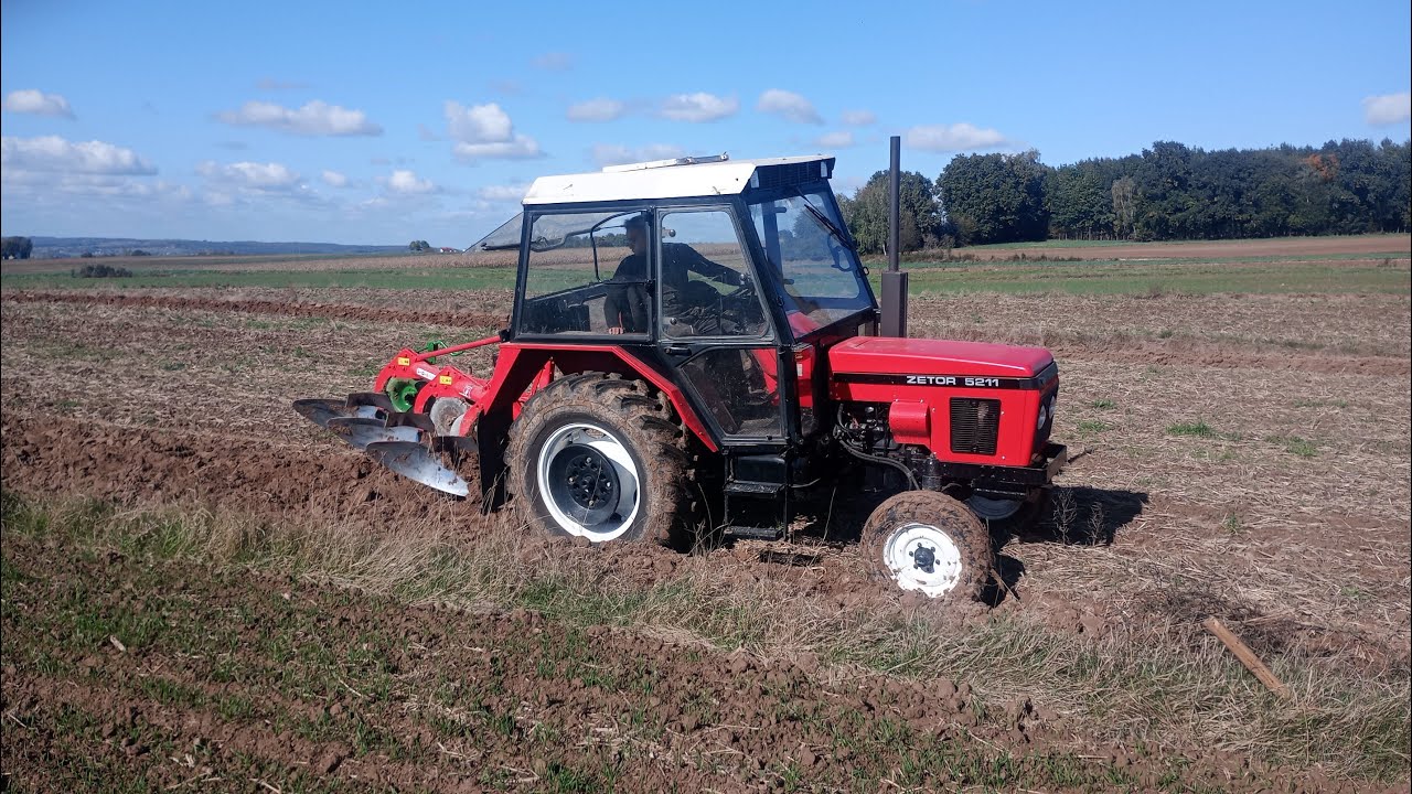Orka zimowa Zetor 5211 oraz Kverneland 3x14