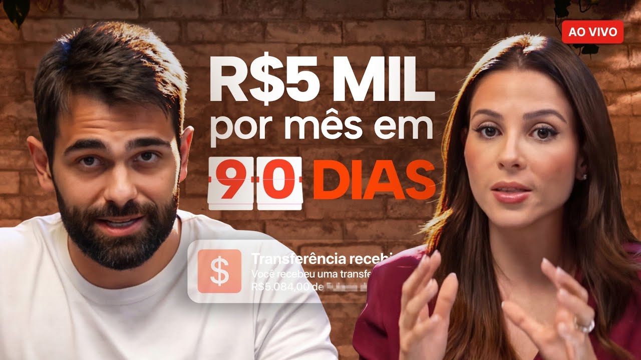 O plano prático para fazer 5k por mês nos próximos 90 dias com o digital | Live Desafio de 90 Dias