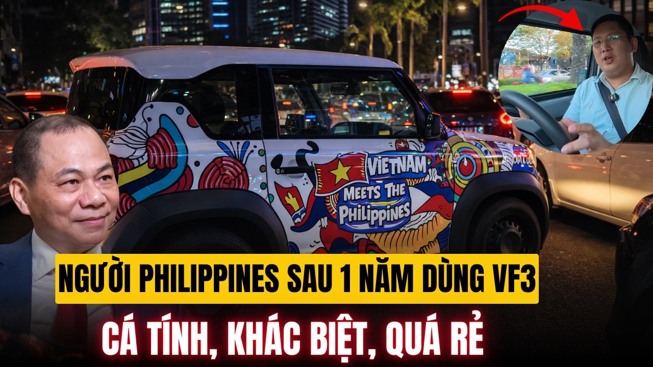 Người Philipines Đánh Giá VF3 Là Xe Ngon, Cá Tính, Rất Phong Cách
