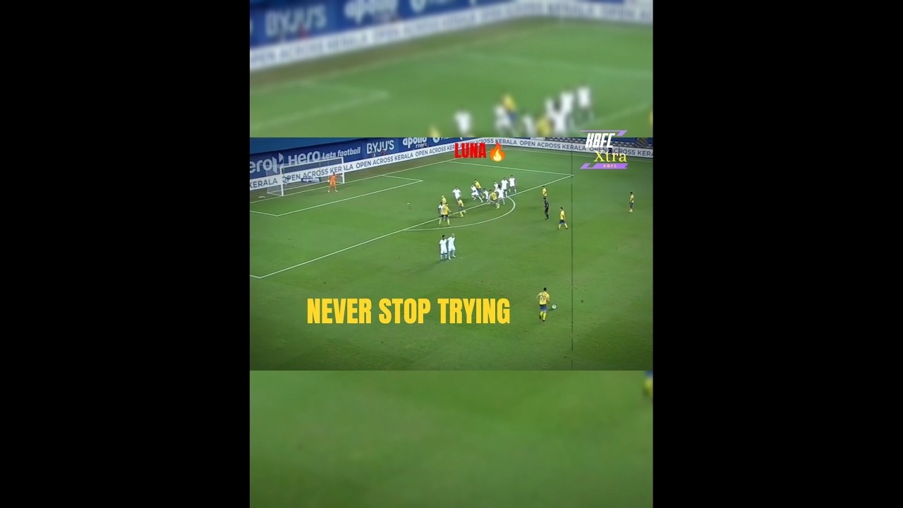 Adrian Luna🔥🙌📈Never Dissapoint Us✅💛#keralablasters #manjappada