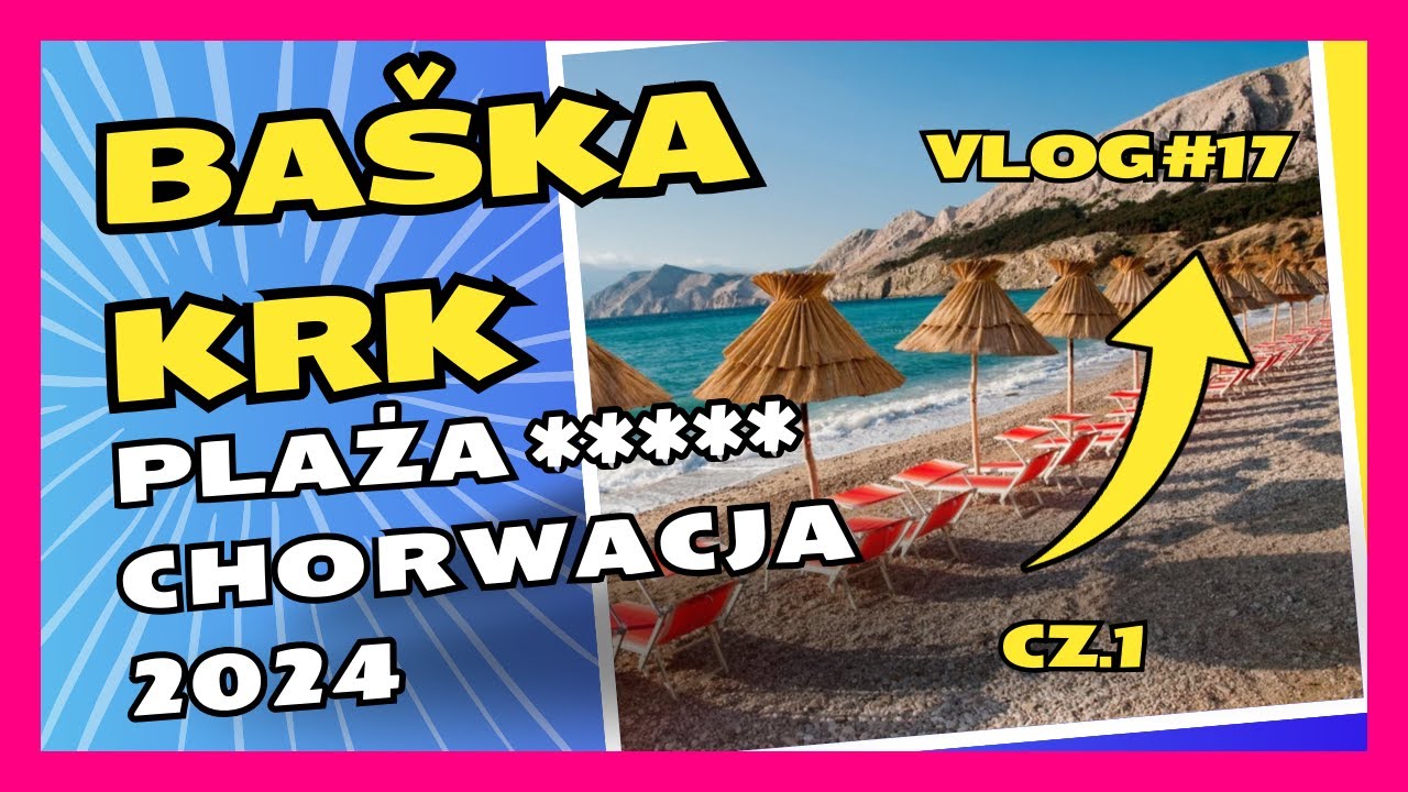 Kemping Baška KrK 1/2 Chorwacja 4K🇭🇷 Plaża na *****🏖️Parcela nr 13👌#vlog17