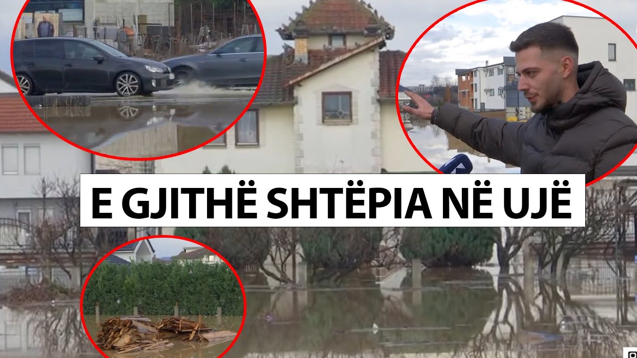 E gjithë SHTËPIA në ujë - “Ishim brenda kur u fut uji” - Rrugët e BLLOKUARA nga Vërshimet