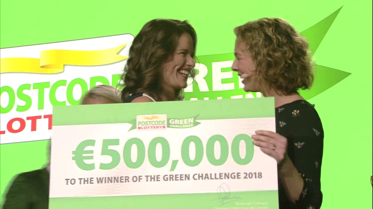 The moment you hear you won the Postcode Lottery Green Challenge.
