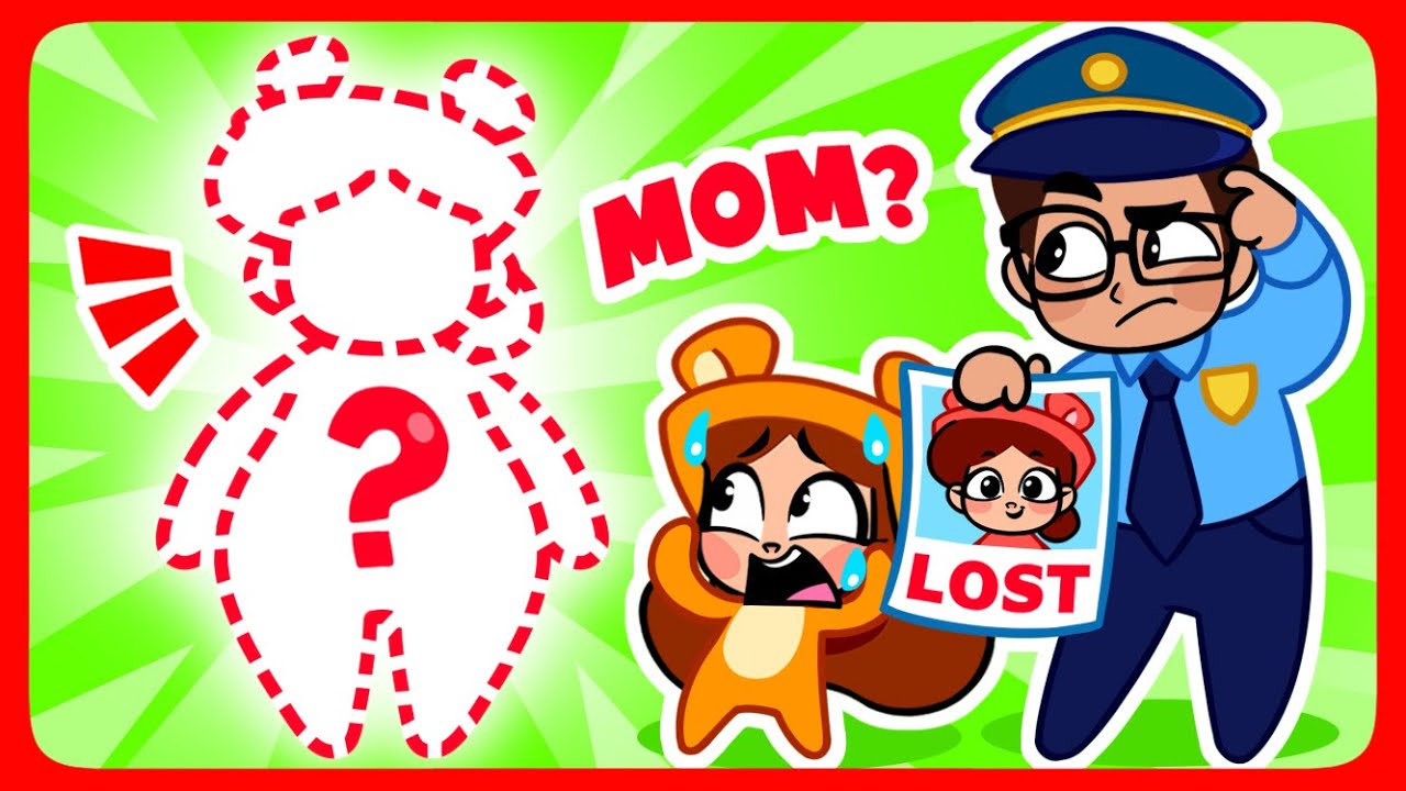 Where is my mommy? 😭 I Lost My Mom 😭 Kids Cartoon