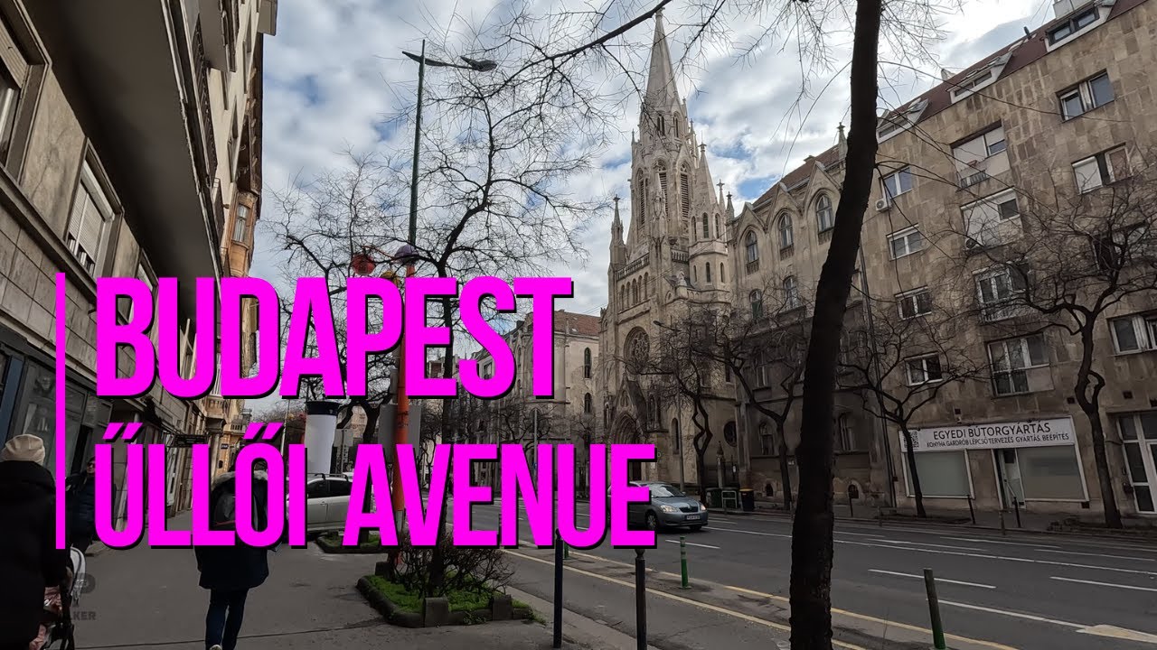From Kálvin Square to Ecseri Street - Üllői Avenue | Budapest Walking Tour [4K]