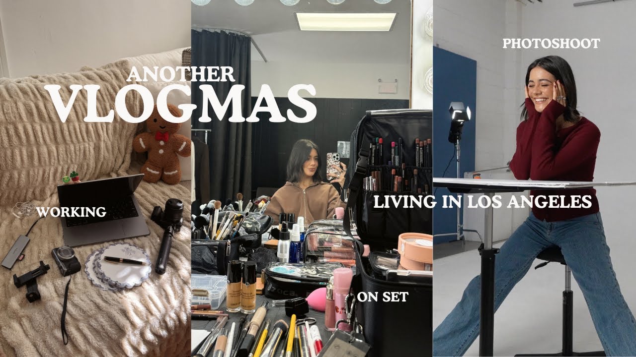 in my 20's in LA diaries (photoshoot, events, seeing friends, shopping + more) vlogmas 2025