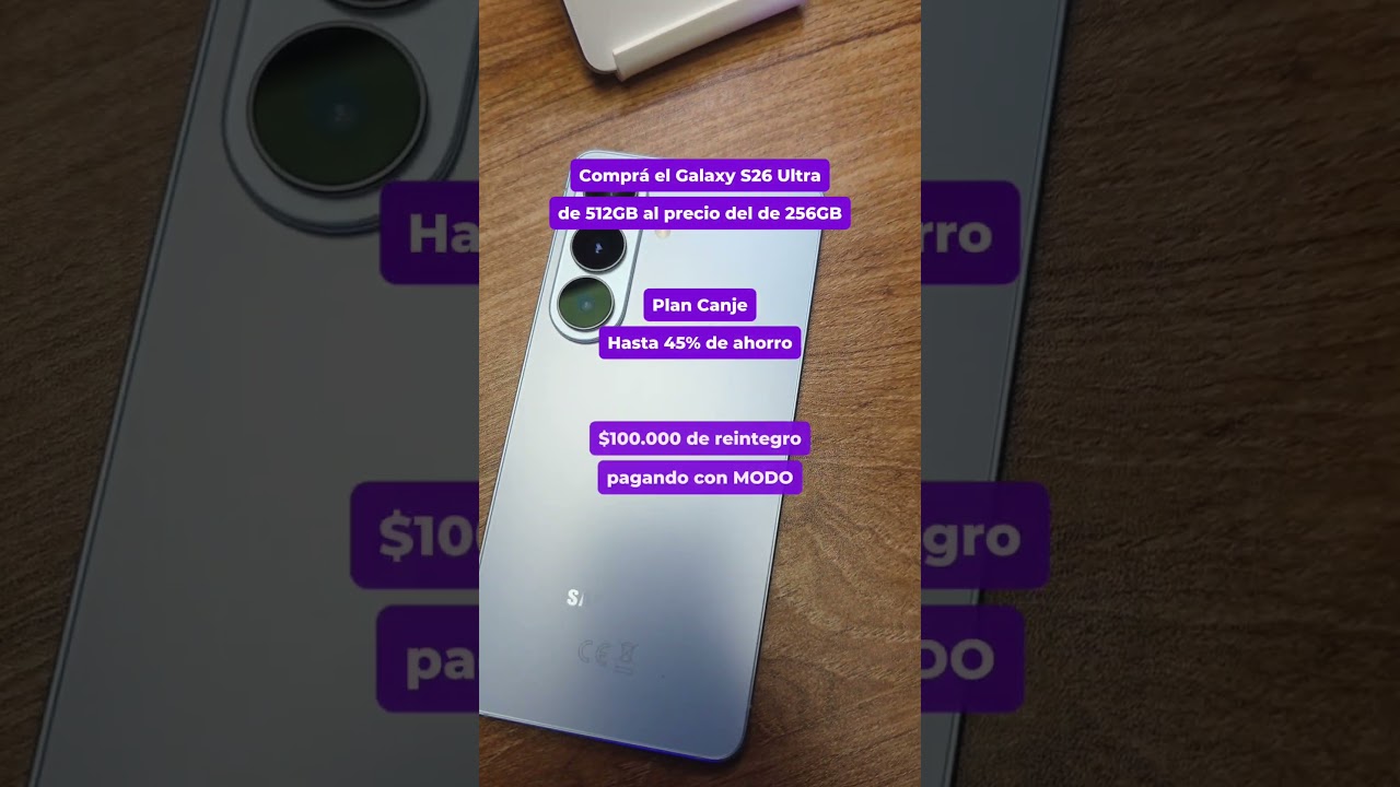 Conseguí los nuevos Samsung Galaxy S26 💜