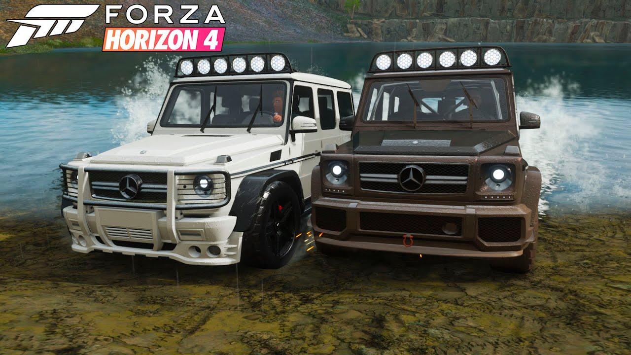 ¡MERCEDES BENZ CLASE G CORRIENDO POR TROCHAS! | Forza Horizon 4