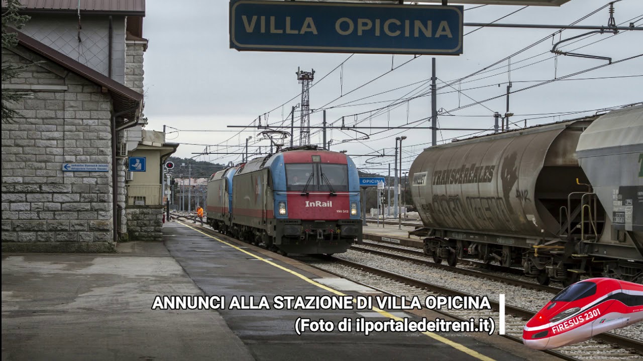 Annunci alla stazione di Villa Opicina