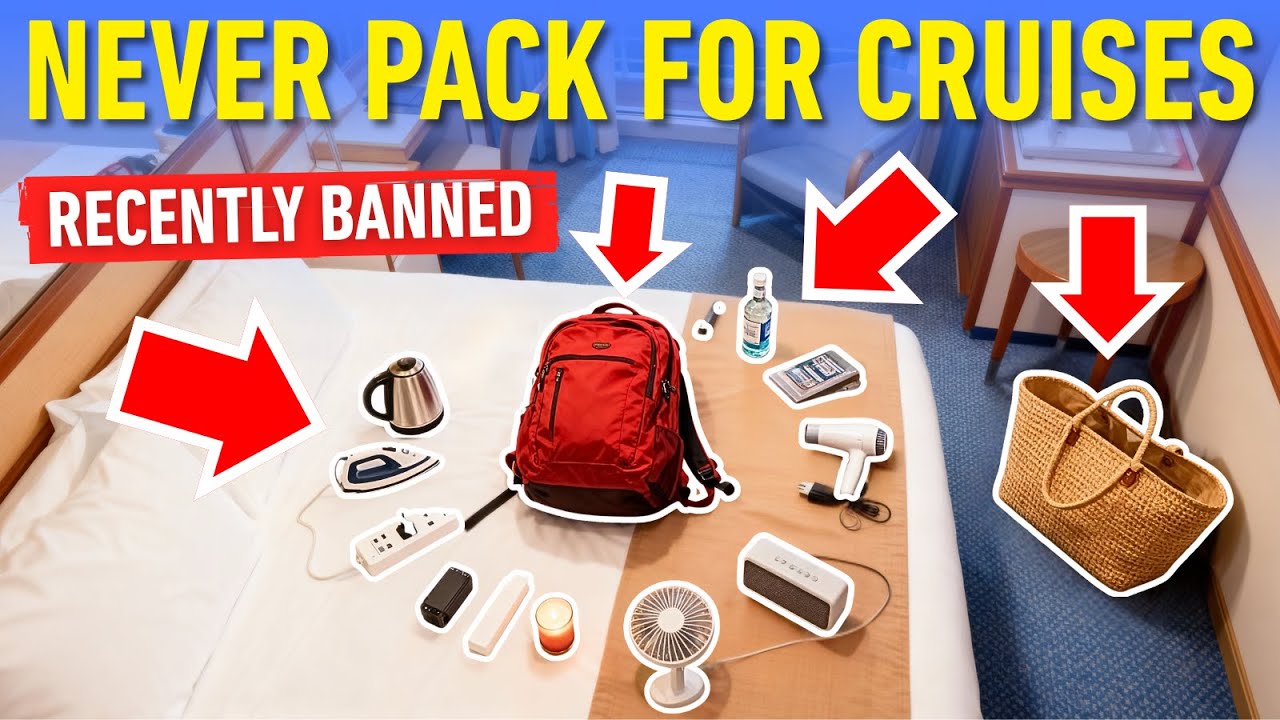 11 Cruise Items We All Pack, But Cruise Lines Recently BANNED