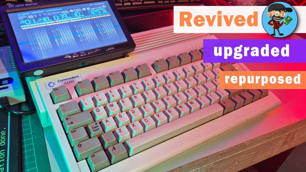 Amiga 600 restoration and upgrade