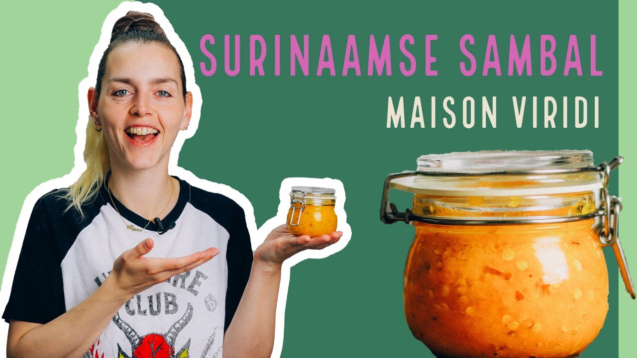 Extra pittige SURINAAMSE SAMBAL maken van MADAME JEANETTE PEPERS in maar een paar minuten