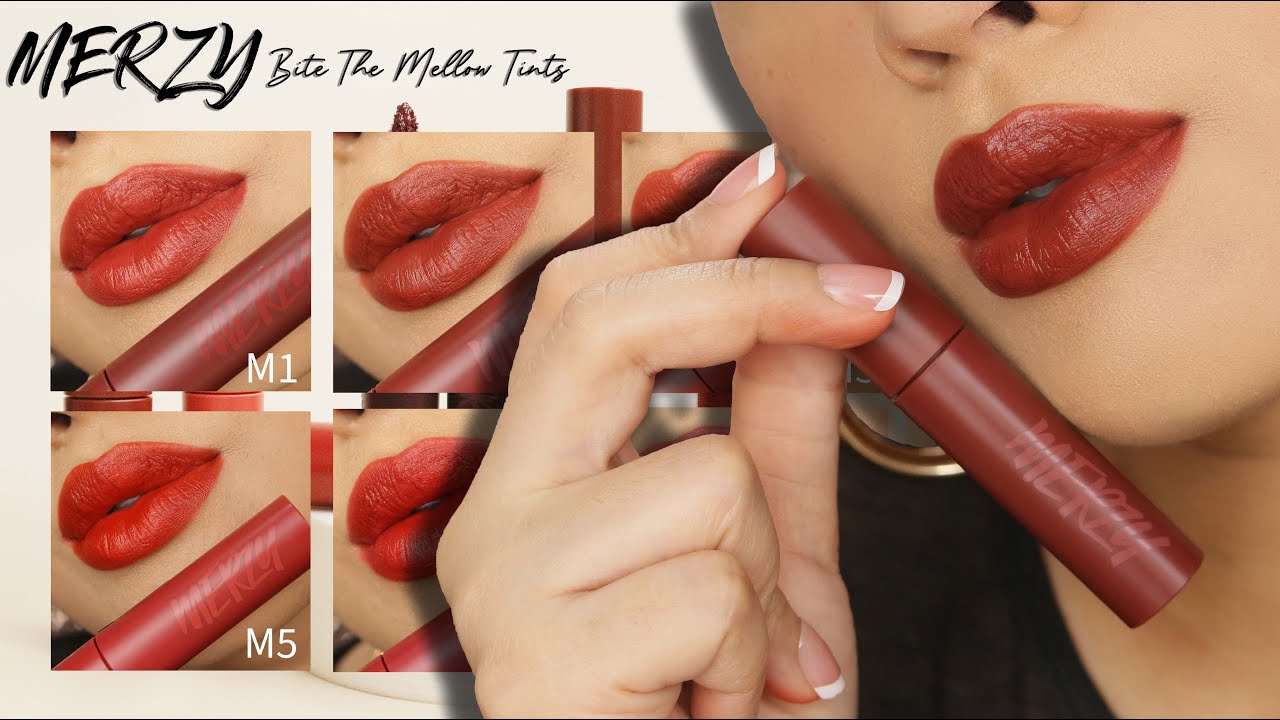 Merzy Bite The Beat Mellow Tint Lip Swatches