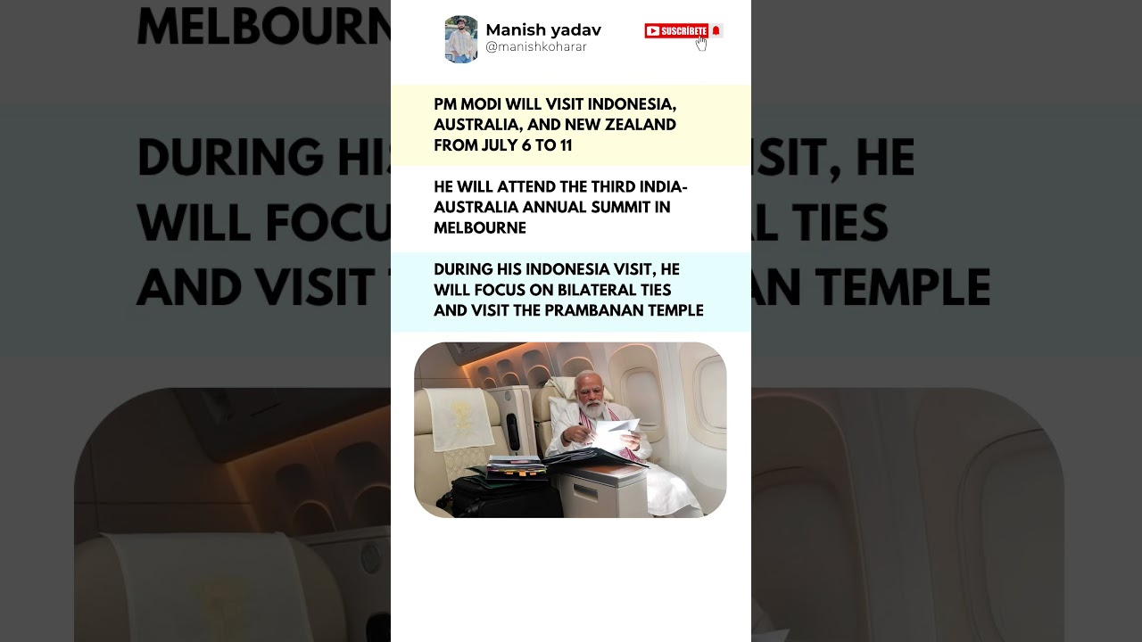 PM Modi&rsquo;s 3-Nation Tour!