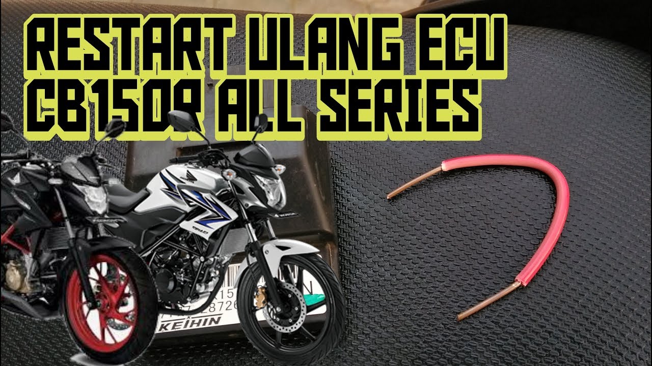 Reset ECU CB150R all series, mudah dan simpel!