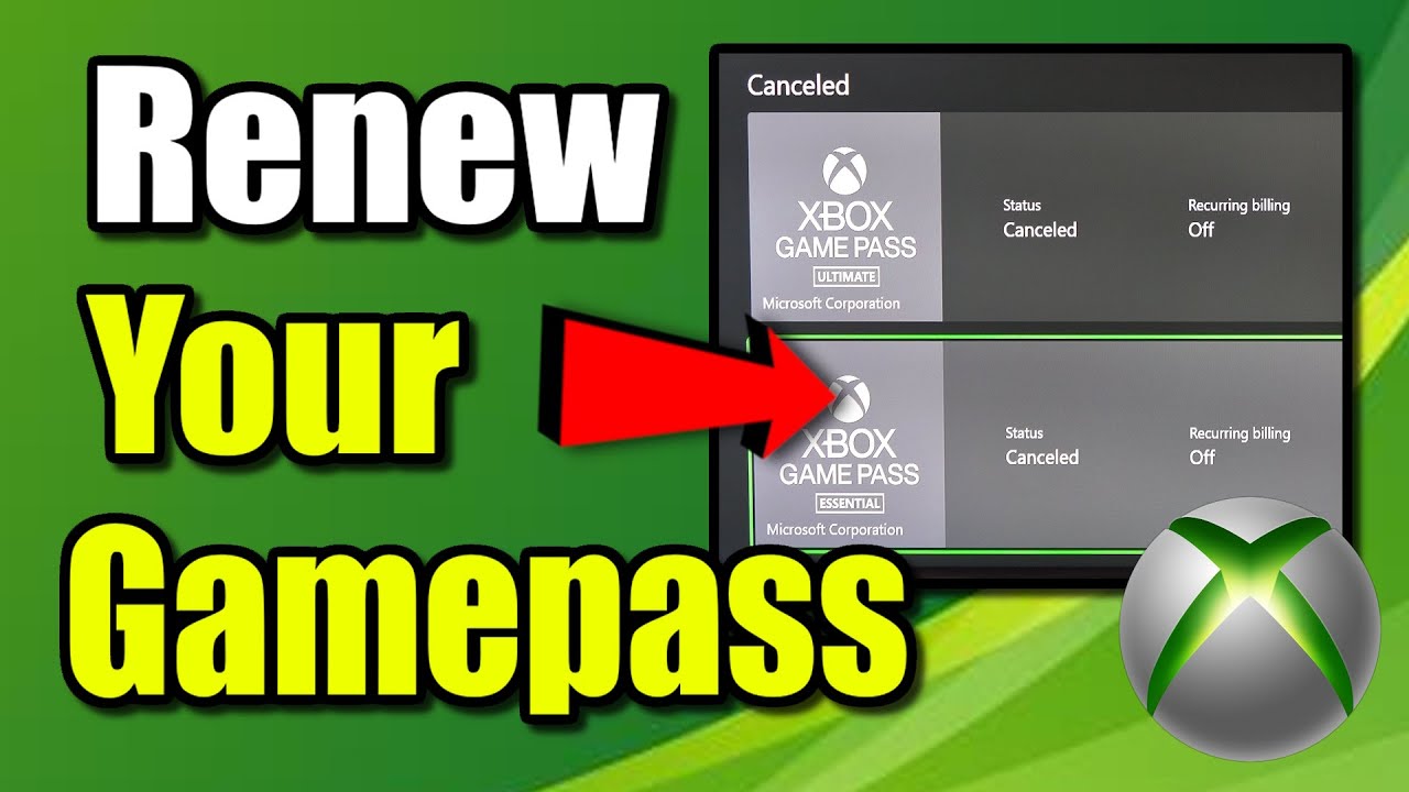 Как продлить подписку Game Pass на Xbox One (лучший способ)