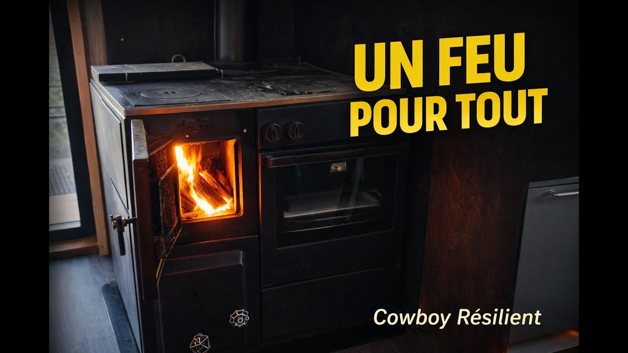 Cuisinière bouilleur : autonomie au feu de bois