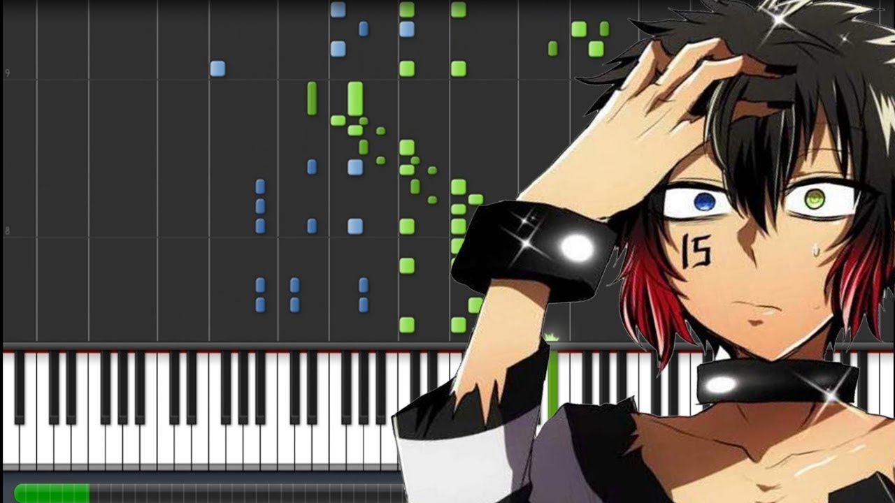 【FULL】Nanbaka [ナンバカ] Opening - Rin! Rin! Hi! Hi! (Piano Synthesia + Sheet)