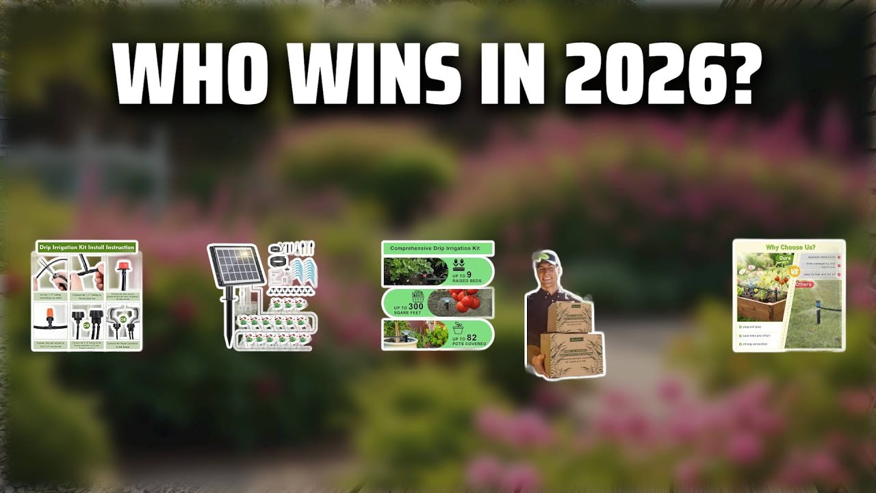 Топ-5 лучших систем полива для цветочных клумб в 2026 году — обязательно посмотрите перед покупкой!