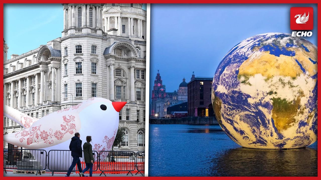 Some of the artwork spotted around Liverpool for Eurovision