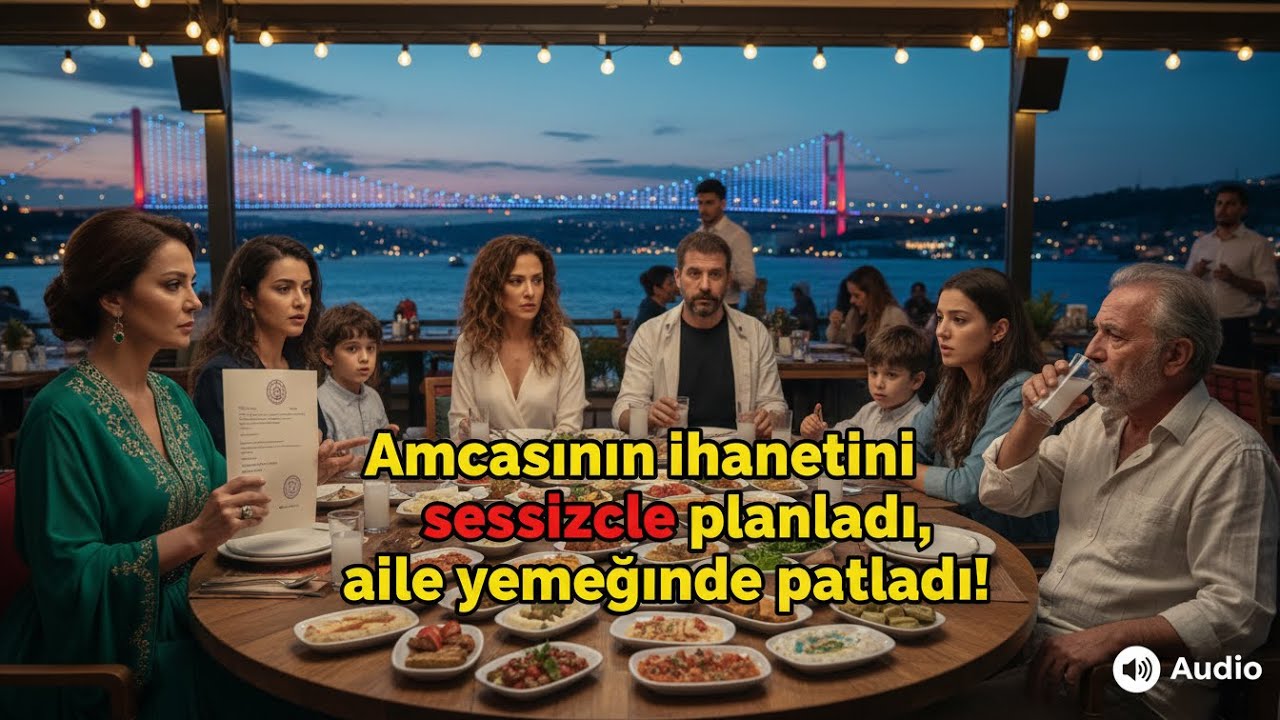 Amcasının mirası çaldığı ortaya çıkınca, sessiz yeğen intikamını aile sofrasında soğuk bir