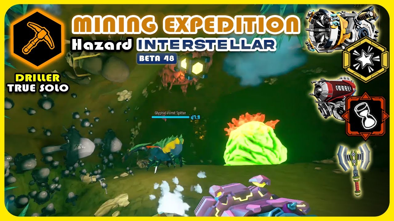 [DRG] Interstellar_b48 | Mining True Solo Driller (Crystal Nucleation & Persistent Plasma)