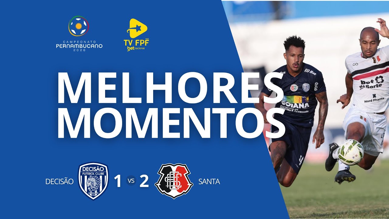 DECISÃO 1X2 SANTA CRUZ | Melhores Momentos - Pernambucano 2026 - Jogo de Ida das Eliminatórias 