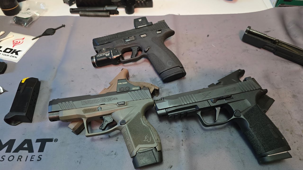 Taurus GX4 vs M&P Shield vs Sig P365