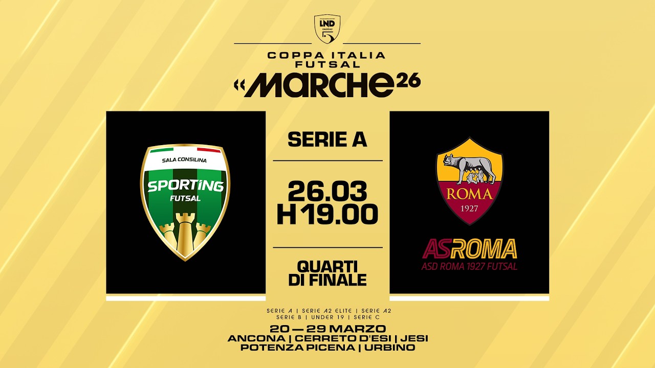 Sporting Sala Consilina-Roma 1927 0-3 | Coppa Italia Serie A 2025/2026 | Quarti di finale