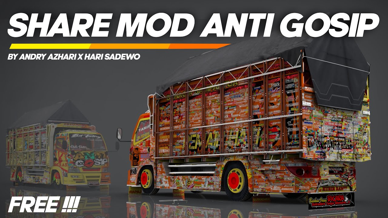 SHARE MOD ANTI GOSIP BY ANDRYxHSD ||MOD BUSSID FREE