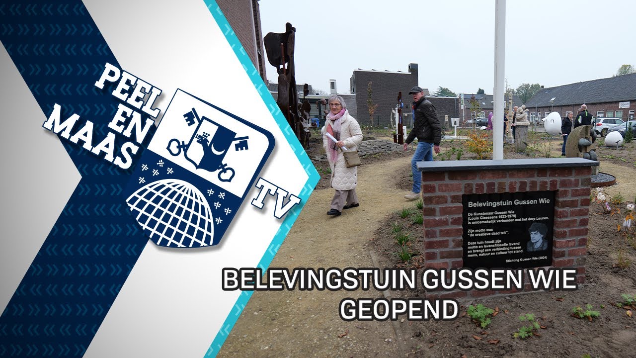 Belevingstuin Gussen Wie geopend - 11 november 2024 - Peel en Maas TV Venray