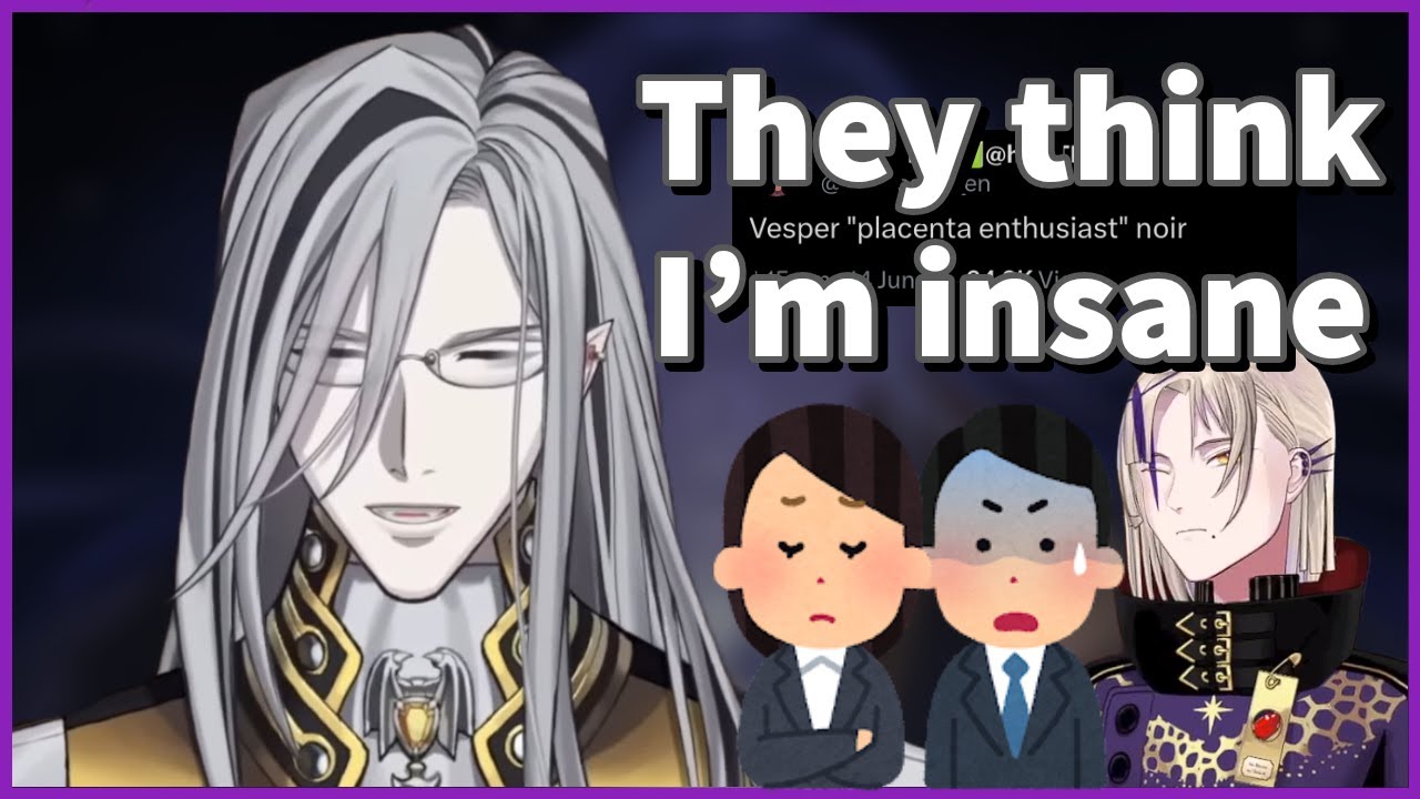 Vesper really TWEETS like an INSANE PERSON! 【Holostars EN | Noir Vesper】