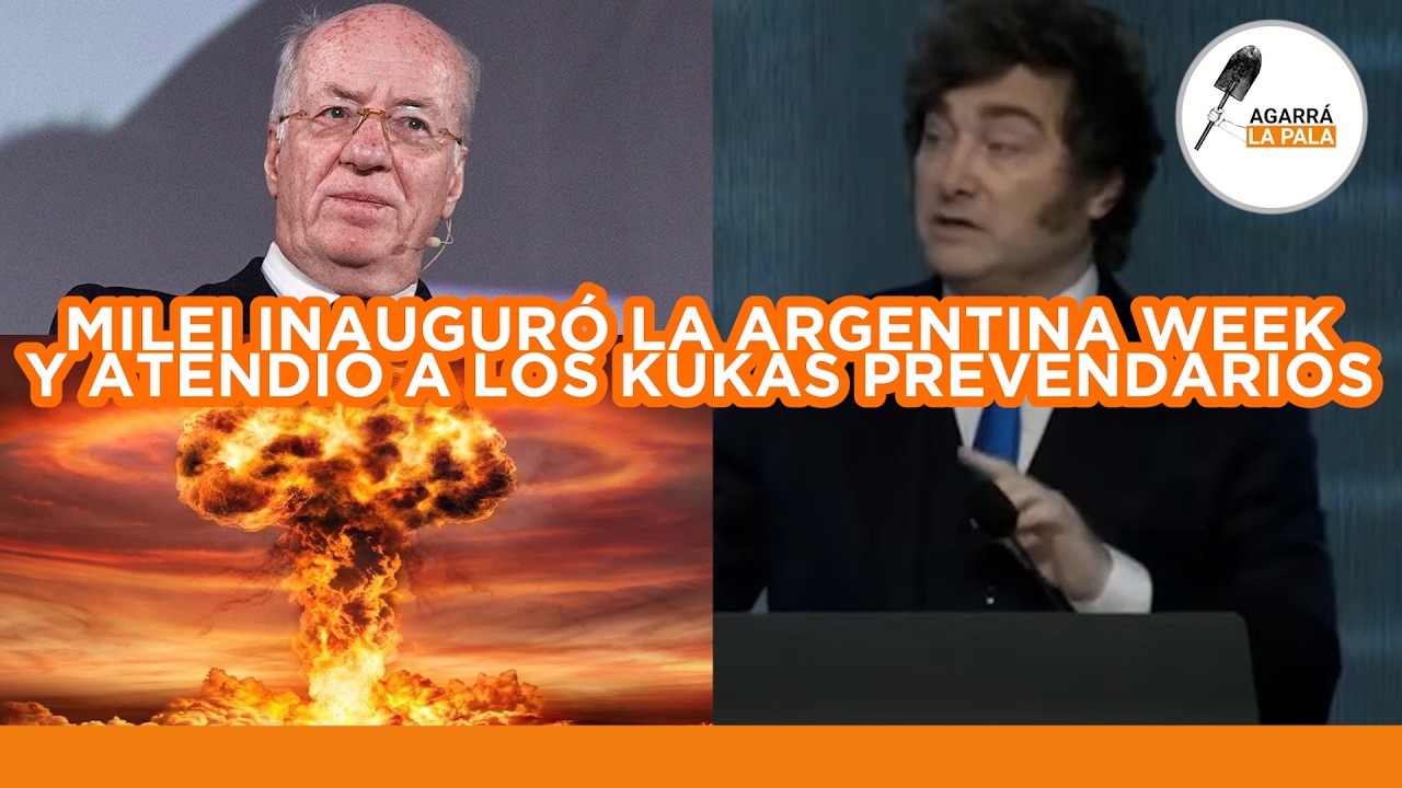 MILEI ATENDIÓ A PAOLO ROCCA Y A LOS PREVENDARIOS EN MEDIO DE LA ARGENTINA WEEK Y LA ROMPIÓ TODA