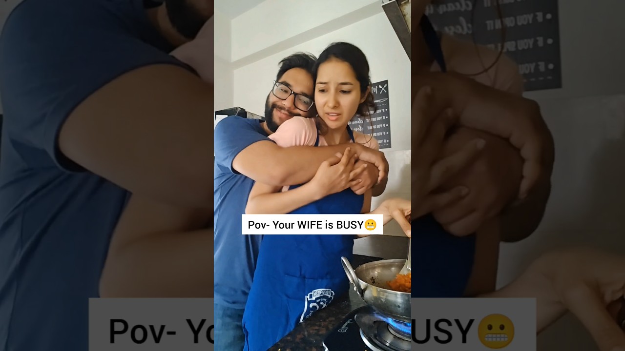 Share with your Busy wife🤪 #niketimsy #husbandwife #couplegoals #marriedlife #shortsvideo #trending