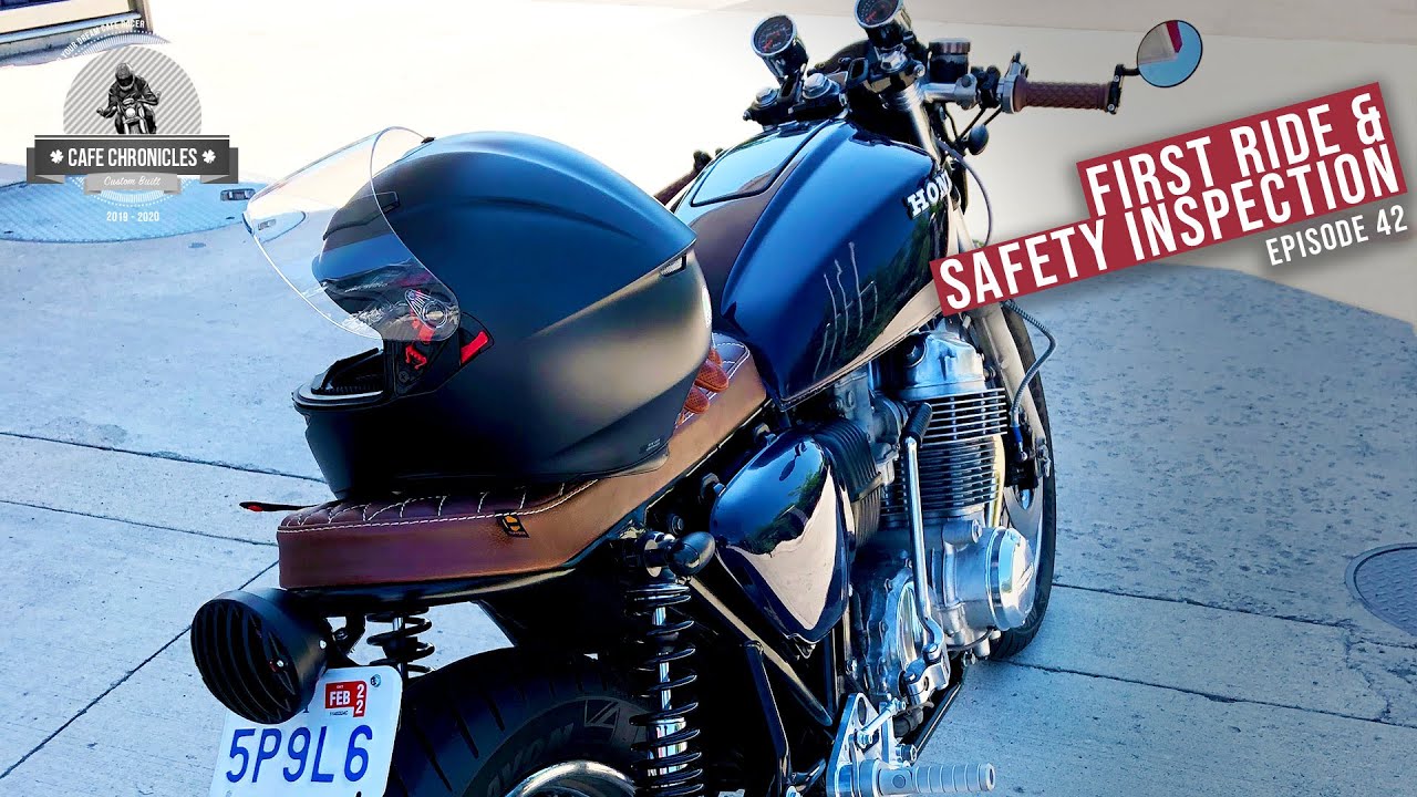 CB750 Cafe Racer Build E42: Первая поездка на кастомном кафе-рейсере