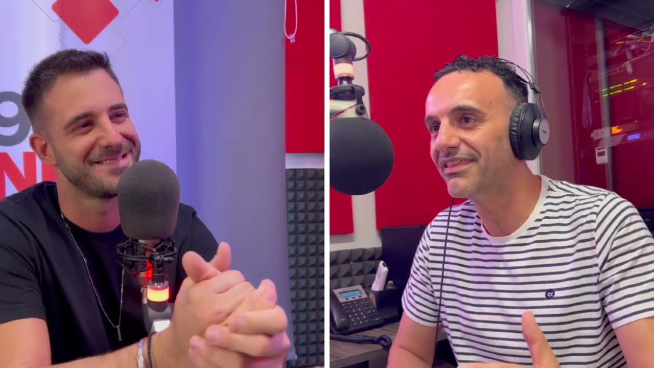 Με τον Γιώργο Λιβάνη στο studio του NRG 98.5
