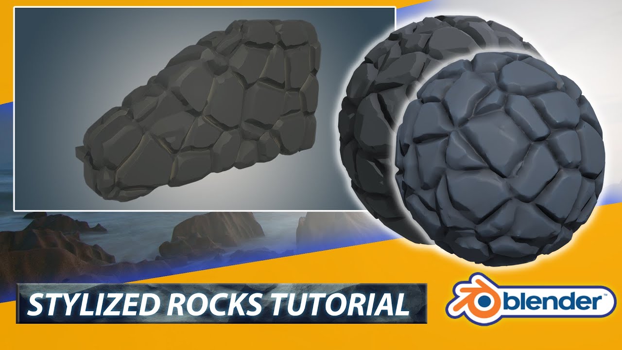 Blender 3 | Stylized Rocks the Easy Way | Create & Texture | Full Tutorial