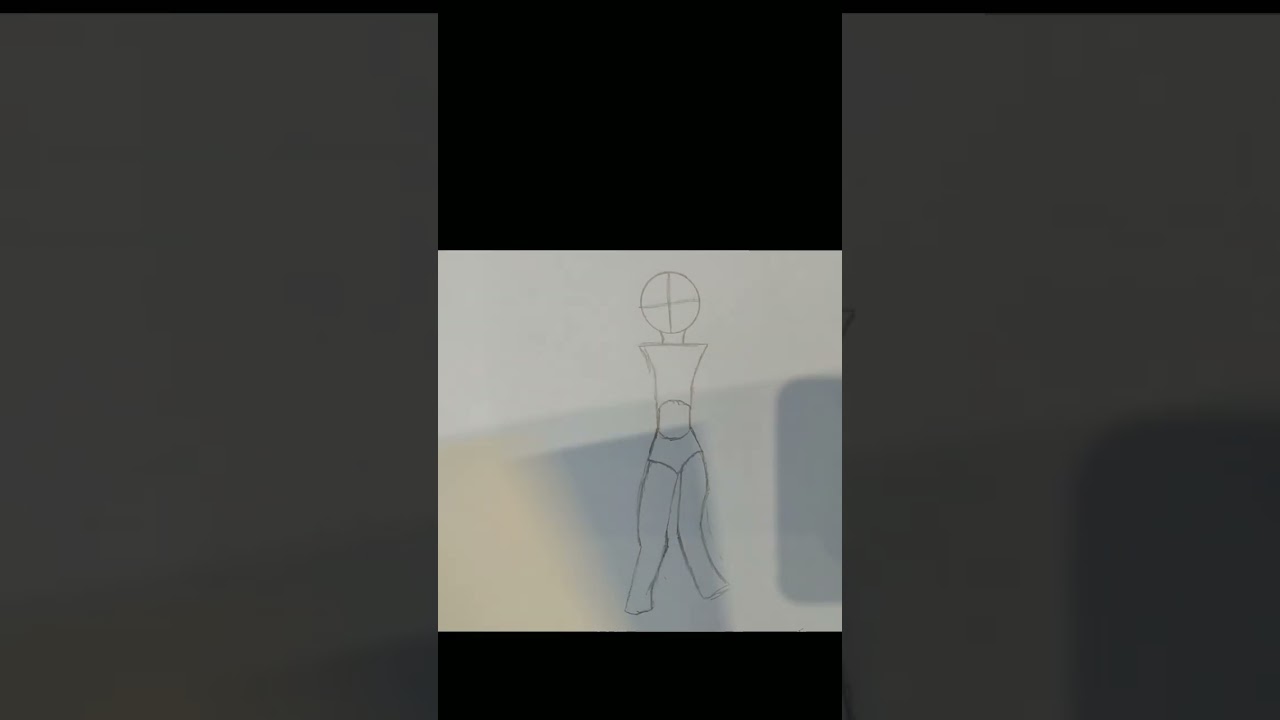 Учимся рисовать человека-собаку🐶#учится_новому
