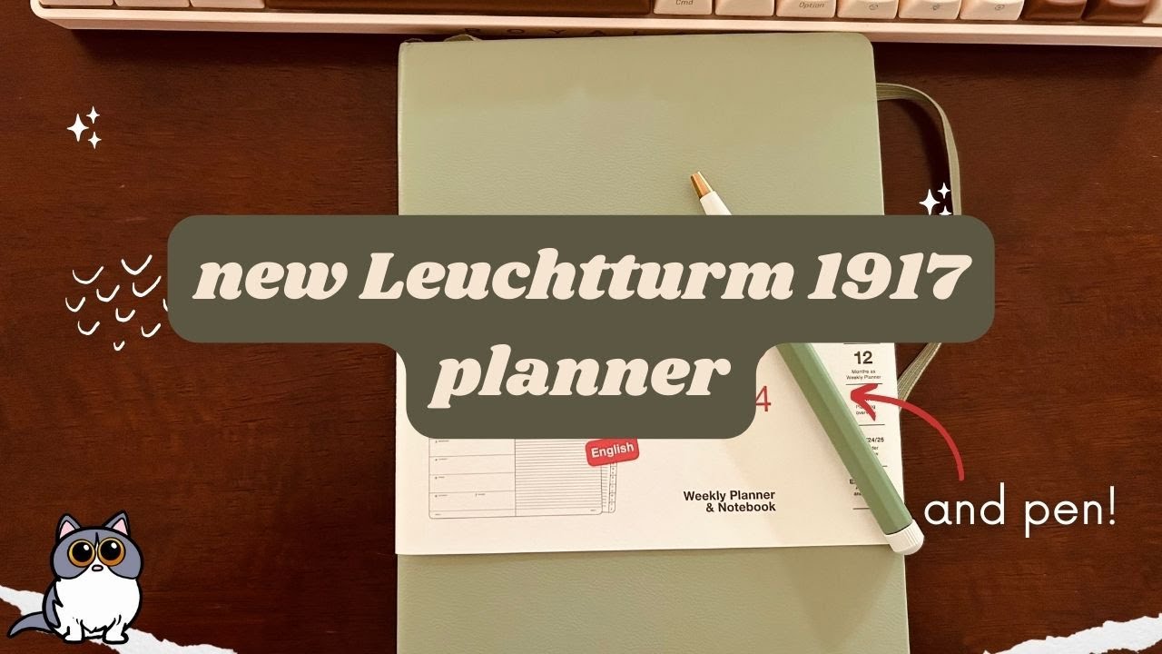 2024 leuchtturm 1917 A5 Weekly planner and notebook | no talking