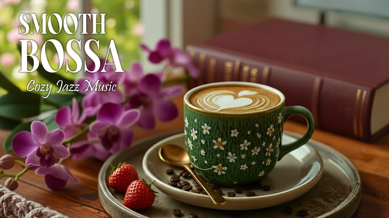Sweet March Coffee Jazz ☕ Charming Café Ambience with Smooth Bossa Nova Piano for Focus & Creativity