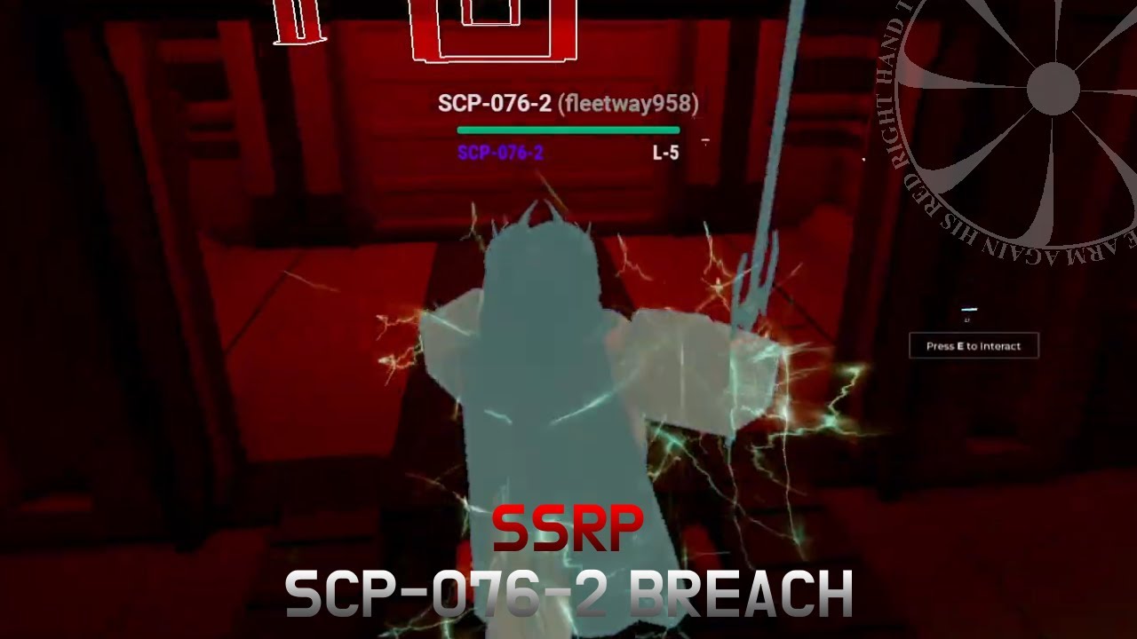 Playing SCP-076-2 in **SCP:SITE ROLEPLAY**