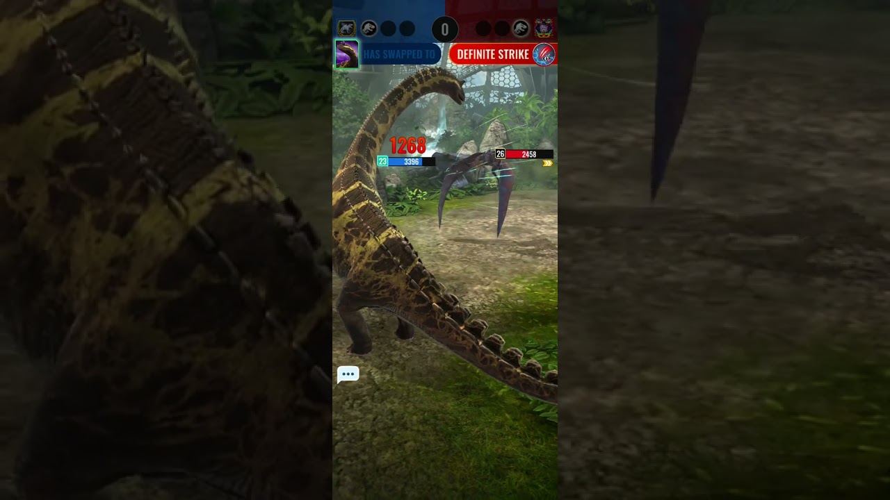Some PvP in Jurassic world alive 